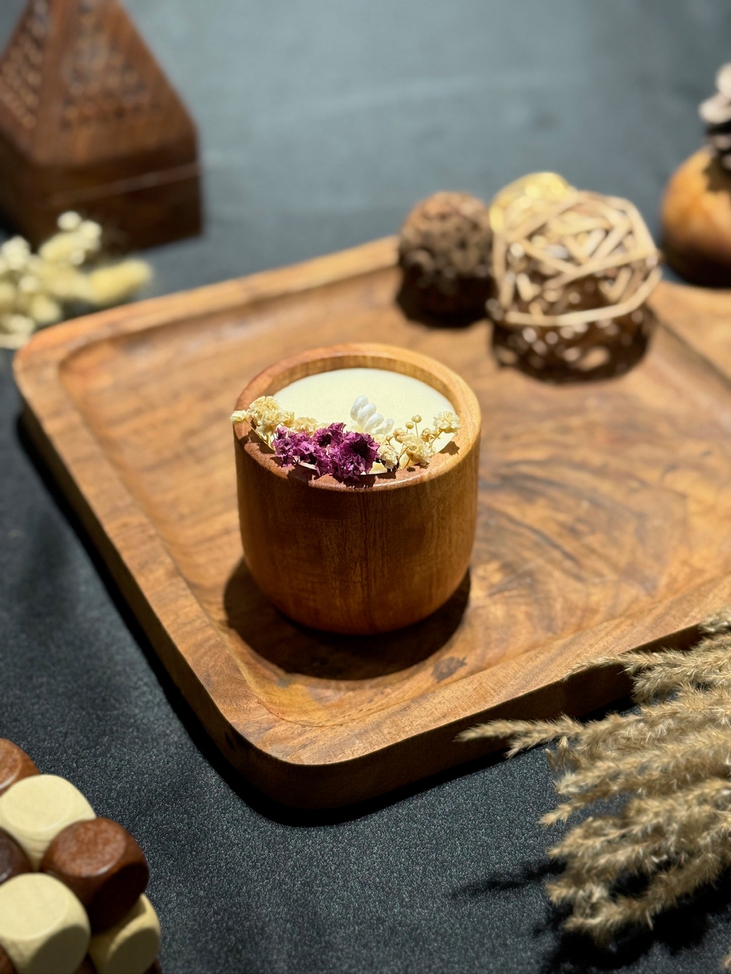 Wooden Scented Jar