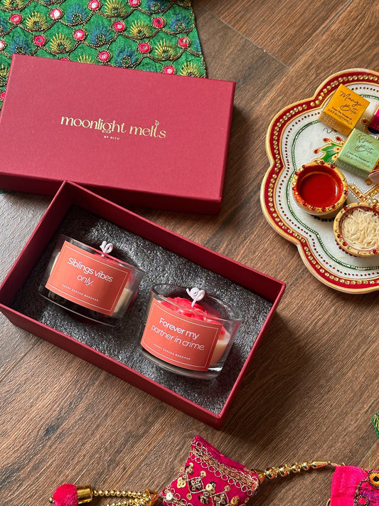Rakhi Twin Jar (Red)