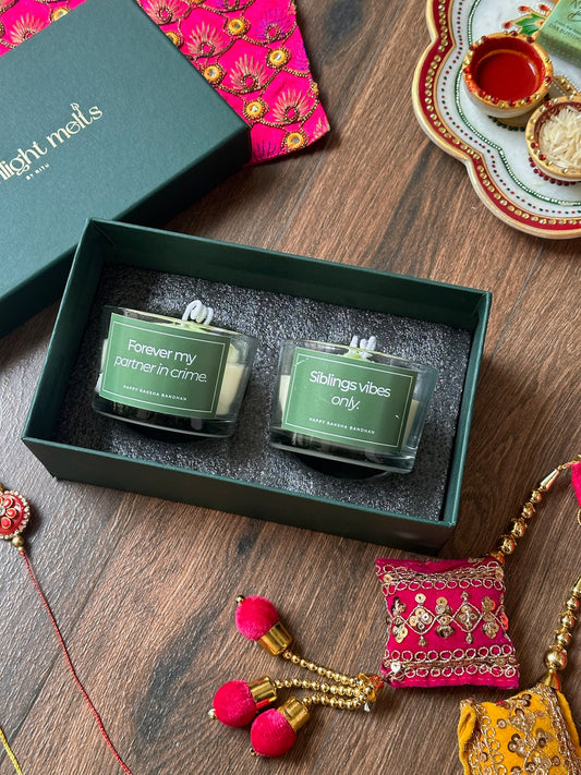 Rakhi Twin Jar (Green)